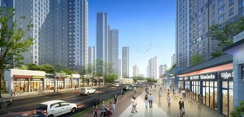 GS건설,8일 평택 '자이더익스프레스' 단지내 상가 5블럭 분양
