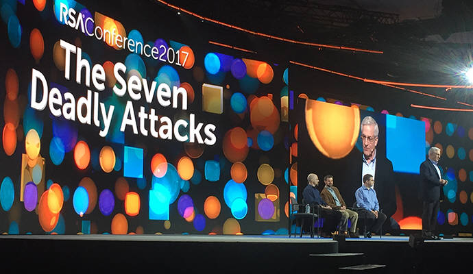 SANS연구소는 15일 미국 샌프란시스코에서 열린 RSAC 2017에서 올해 주목할 7대 사이버 위협을 발표했다.(자료:SANS)