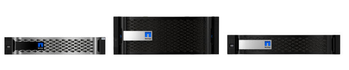 넷앱 신규출시 스토리지. 왼쪽부터 EF570, E5760, E5724.
