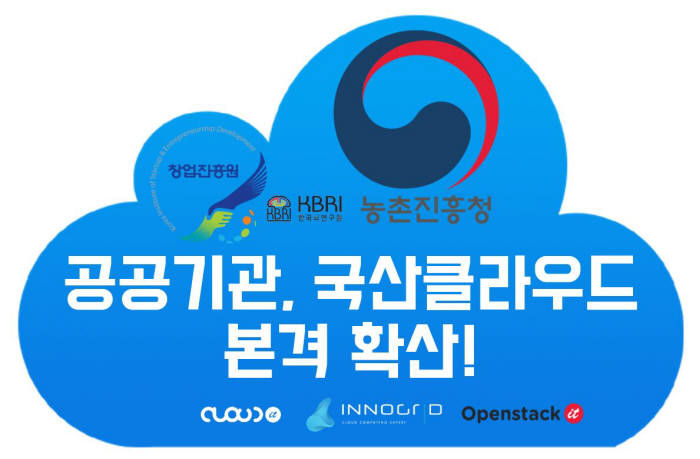 이노그리드, 농촌진흥청·창업진흥원·뇌연구원 클라우드 구축