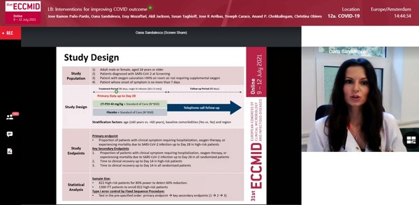 ECCMID 발표 장면(사진제공:셀트리온)