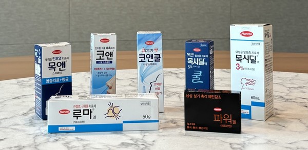 중국에 유통될 한미약품 일반의약품 7종. 사진/한미약품