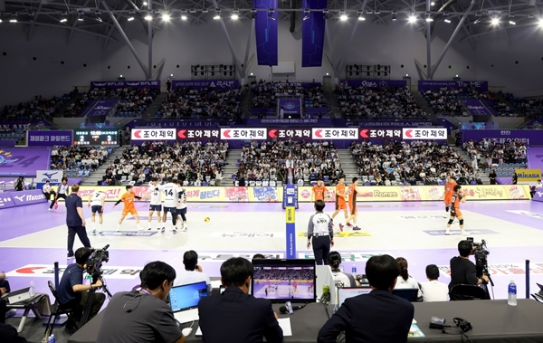 대한항공 점보스 경기. 사진/조아제약