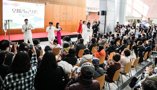 12월 10일 연대세브란스병원에서 열린 종근당 오페라 희망 이야기 오페라&콘서트 공연. 사진/종근당홀딩스