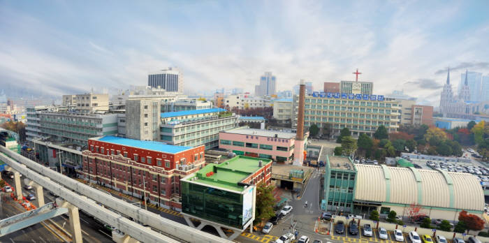 계명대학교 동산의료원 전경