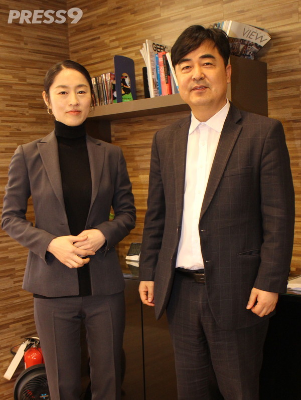XR바이오테크 이현미 대표와 황창선 연구소장