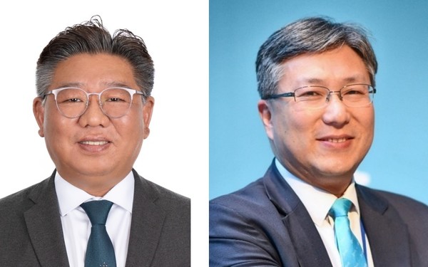 안국약품 김도경 생산부문장 전무(왼쪽)와 최정하 연구개발부문장 전무. 사진/안국약품