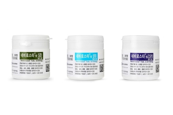 에리슨제약의 네비보롤·로수바스타틴 복합제 '네비로스타'. 사진/에리슨제약